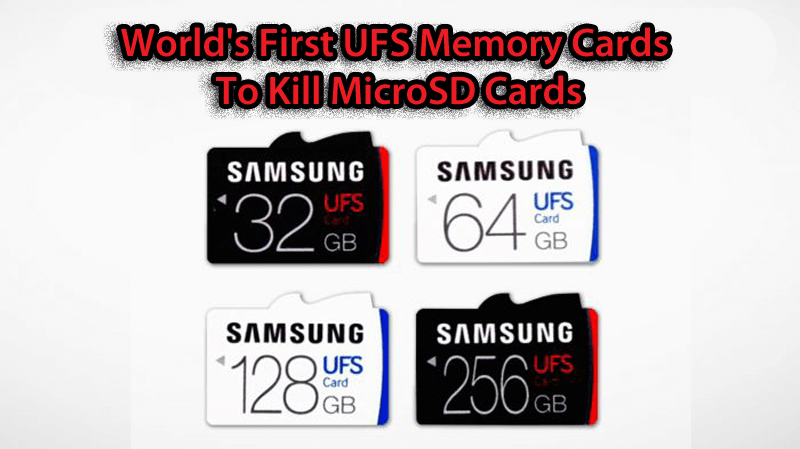 Samsung Introduces The World’s First UFS Memory Cards